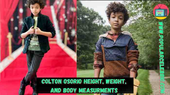 Colton Osorio Height